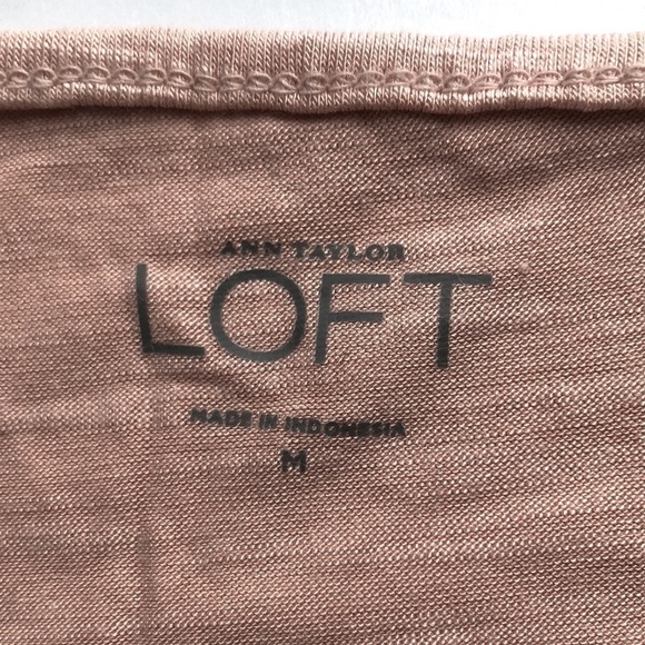 Loft Pink Blush Lace Front Camisole Tank Top Size Medium - Picture 3 of 8